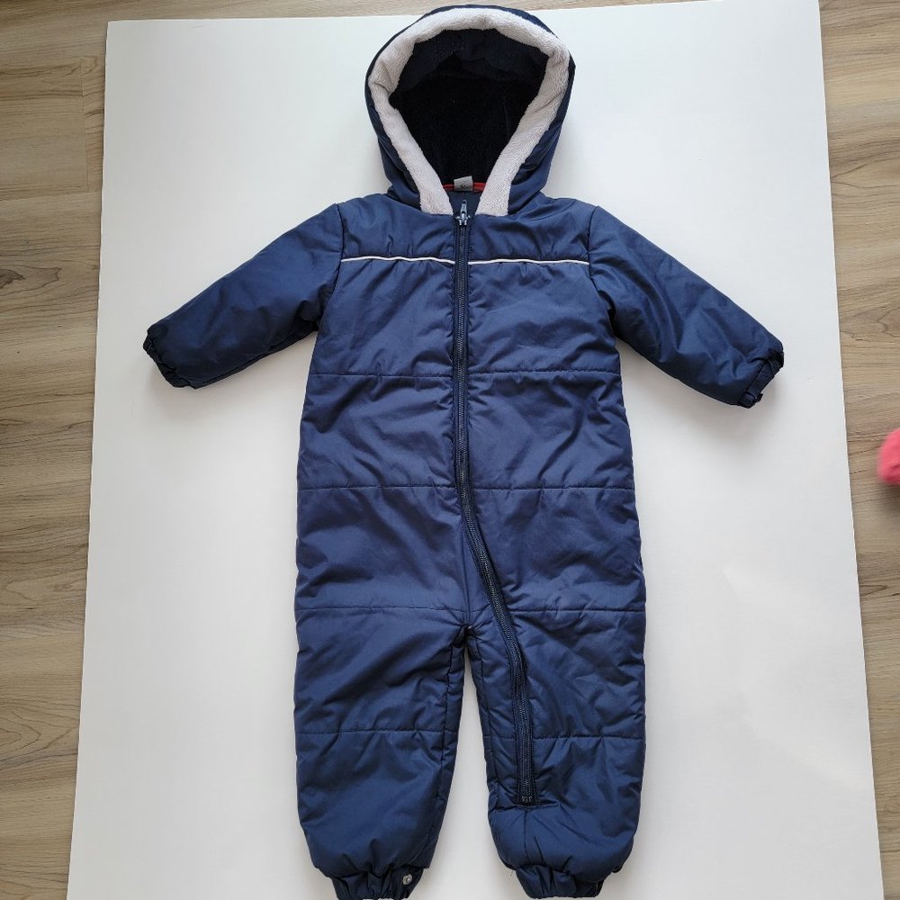 AlpineTek baby snowsuit for 18m, Navy, good condition